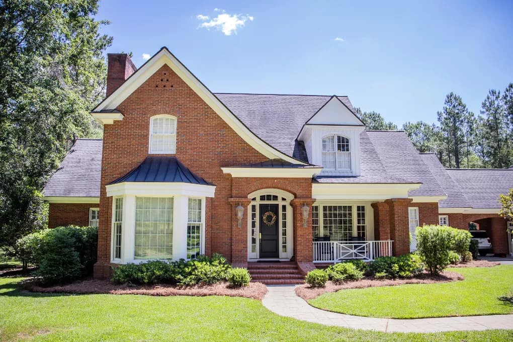 image of brick house
