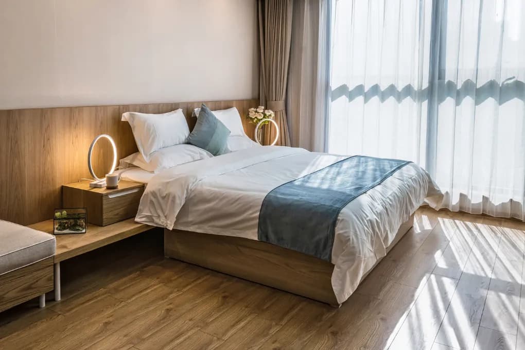 image of a bedroom in a short term rental