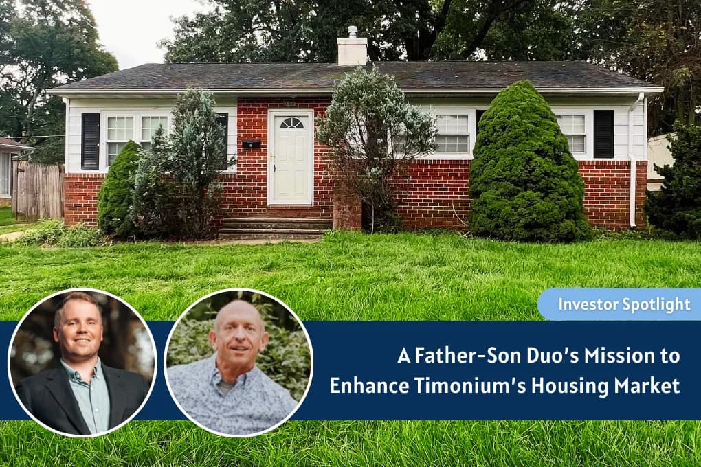 A Father-Son Duo’s Mission to Enhance Timonium’s Housing Market