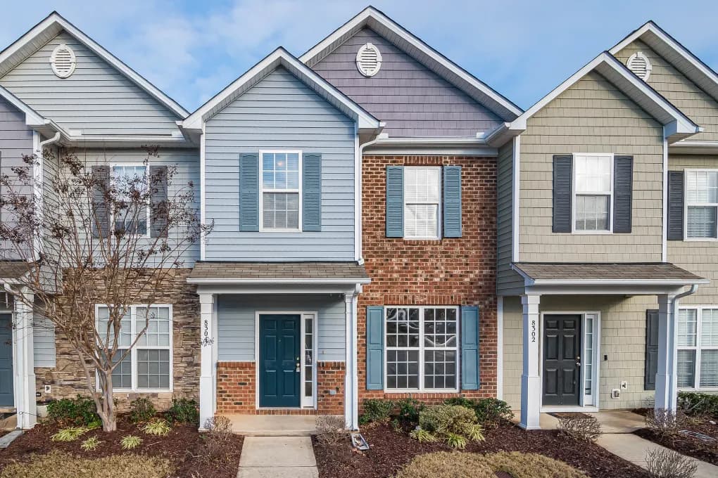 exterior image of row home