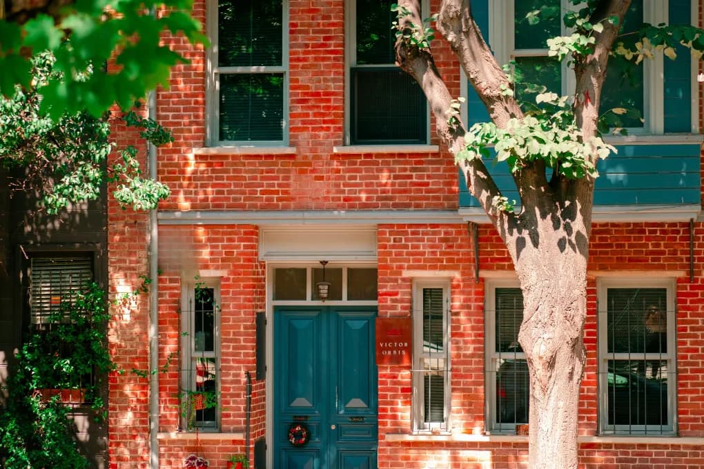 exterior image of a brick house