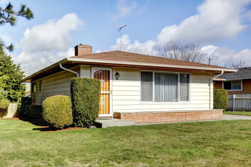 exterior image of affordable house