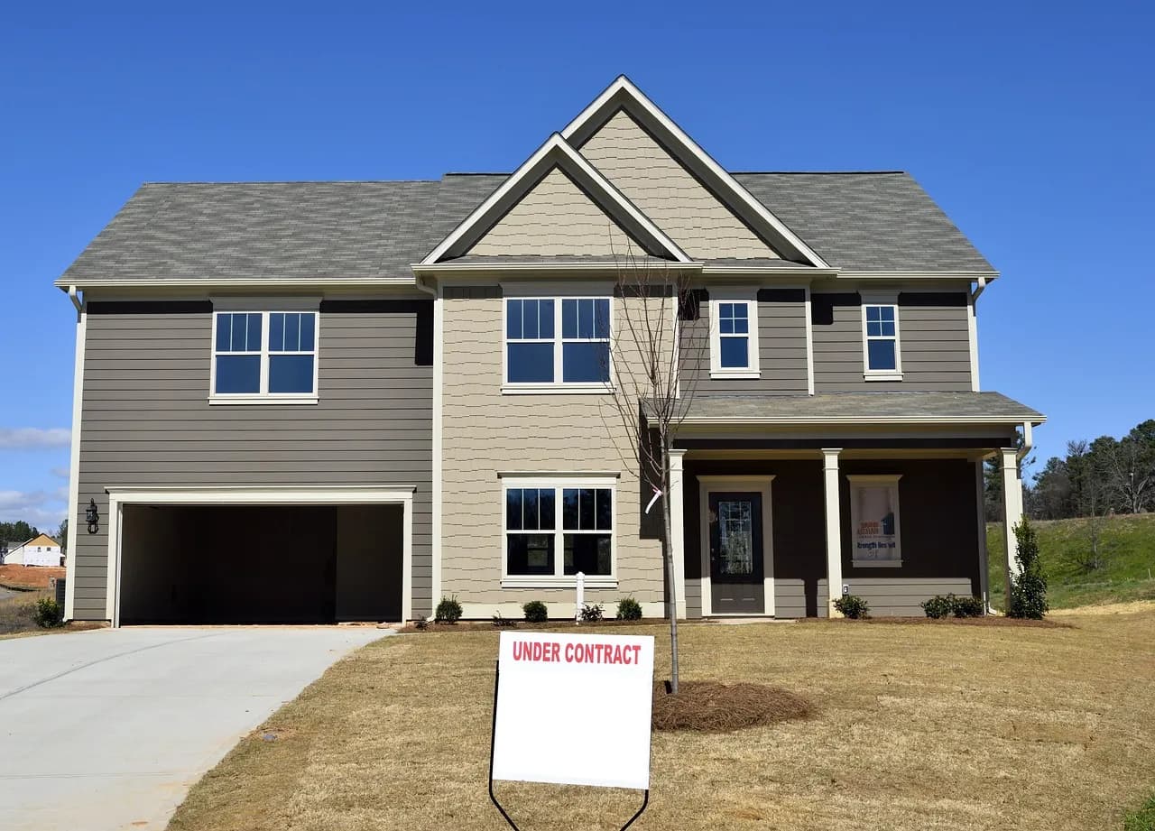 exterior image of new construction home
