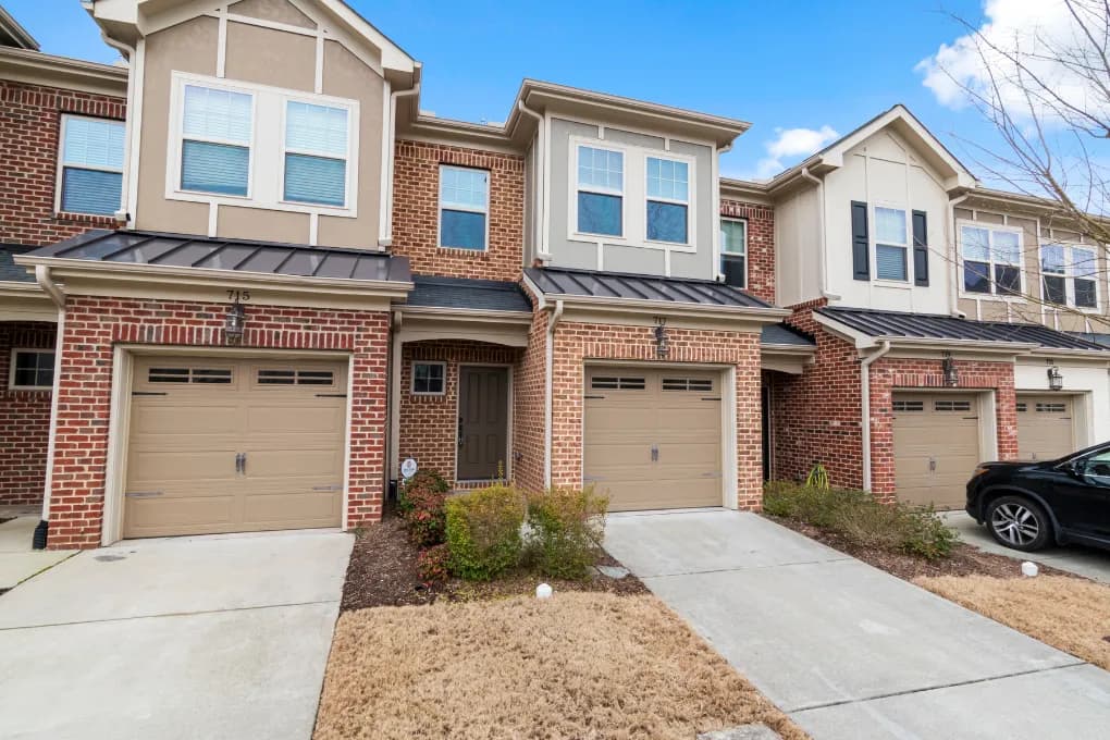 exterior image of rowhomes