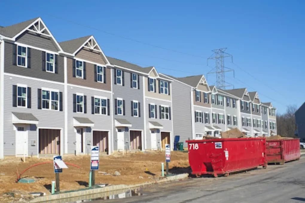 exterior image of row homes for rent