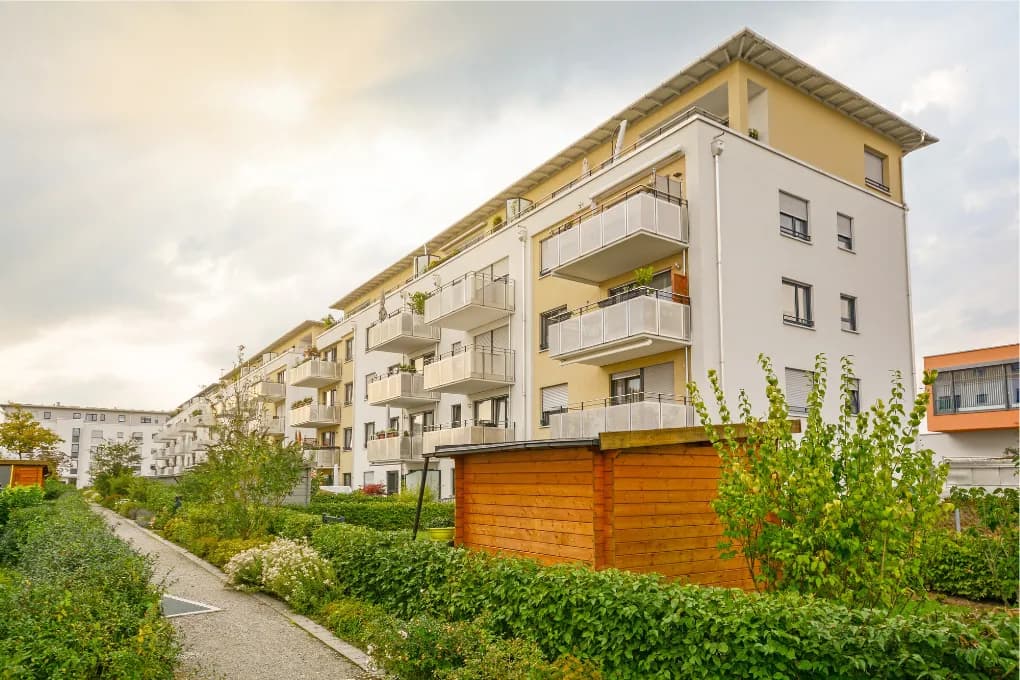 exterior image of multifamily building