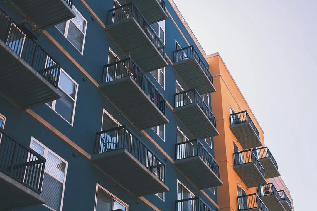 photo of modern apartment building